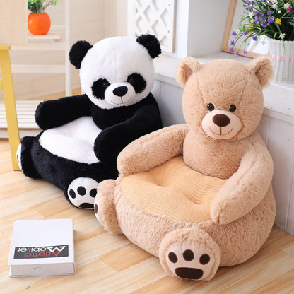 Bear & Panda Shaped Pom Moms & Friends Dog Bed