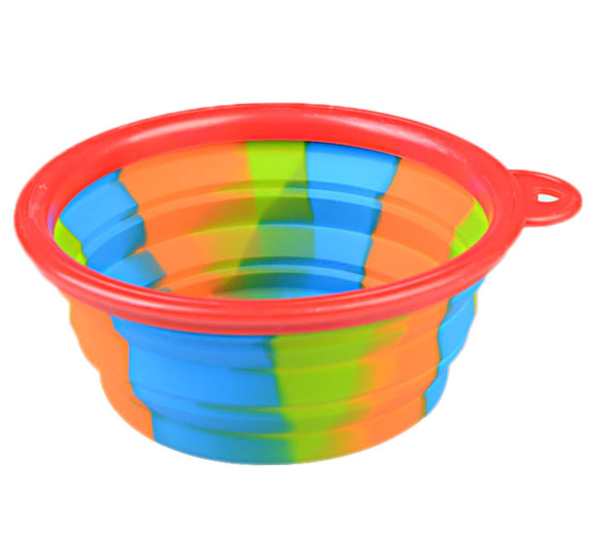 Pom Moms & Friends Camouflage travel silicone bowl