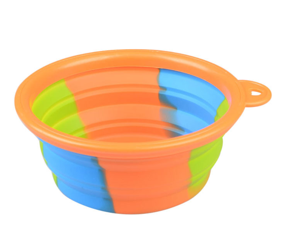 Pom Moms & Friends Camouflage travel silicone bowl