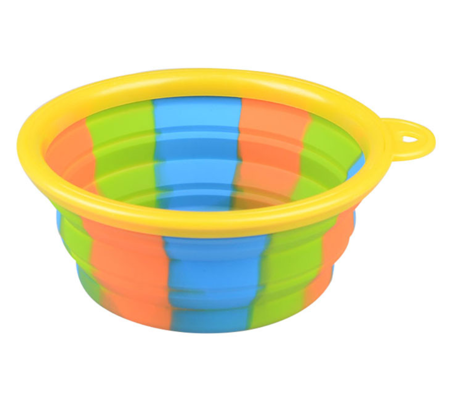Pom Moms & Friends Camouflage travel silicone bowl