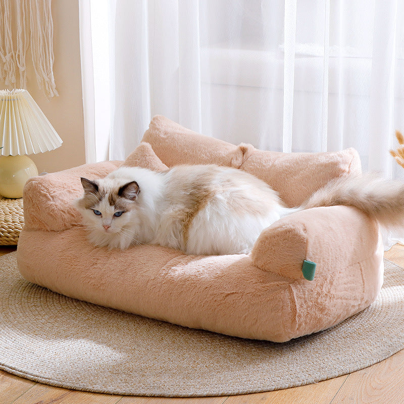 Dog & Cat Sofa Bed in Pastel Colors