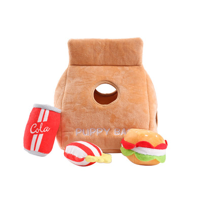 Puppy Meal bag, including Hamburger, Cola & Fries